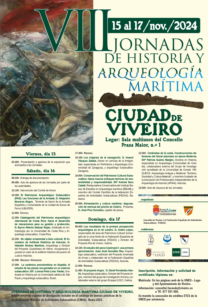 XORNADAS DE HISTORIA E ARQUEOLOXÍA MARÍTIMA CIDADE DE VIVEIRO