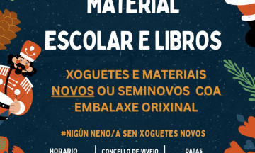 RECOLLIDA DE XOGUETES, MATERIAL ESCOLAR E LIBROS CON FINS SOLIDARIOS